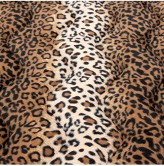 Animal Print Polyester Craft Fabric -Leopard Met (DISC)