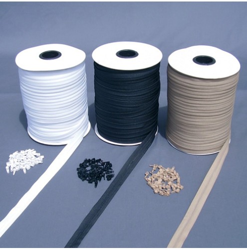Zipping Continuous 200m Reel No5 Beige