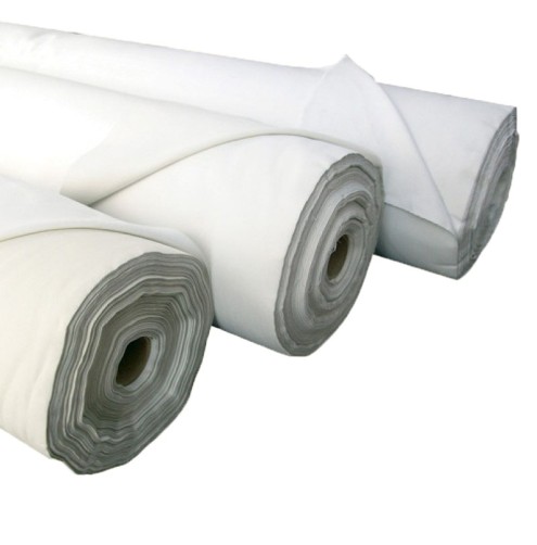 Blackout Curtain Lining FR 54ins White 50m Roll
