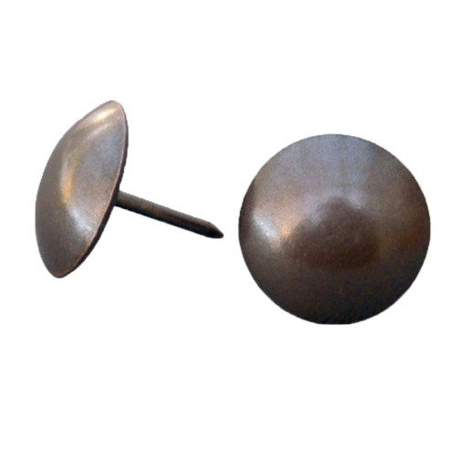 Nails Low Dome 'L19' Antique Steel Plated Pack 50