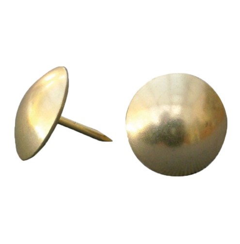 Nails Low Dome 'L19' Brass On Steel Pack 50