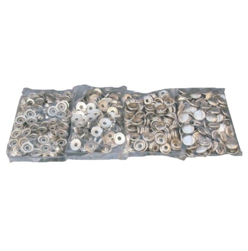 Size 24 Nickel on Steel Snap Fasteners 4x100 (DISC)