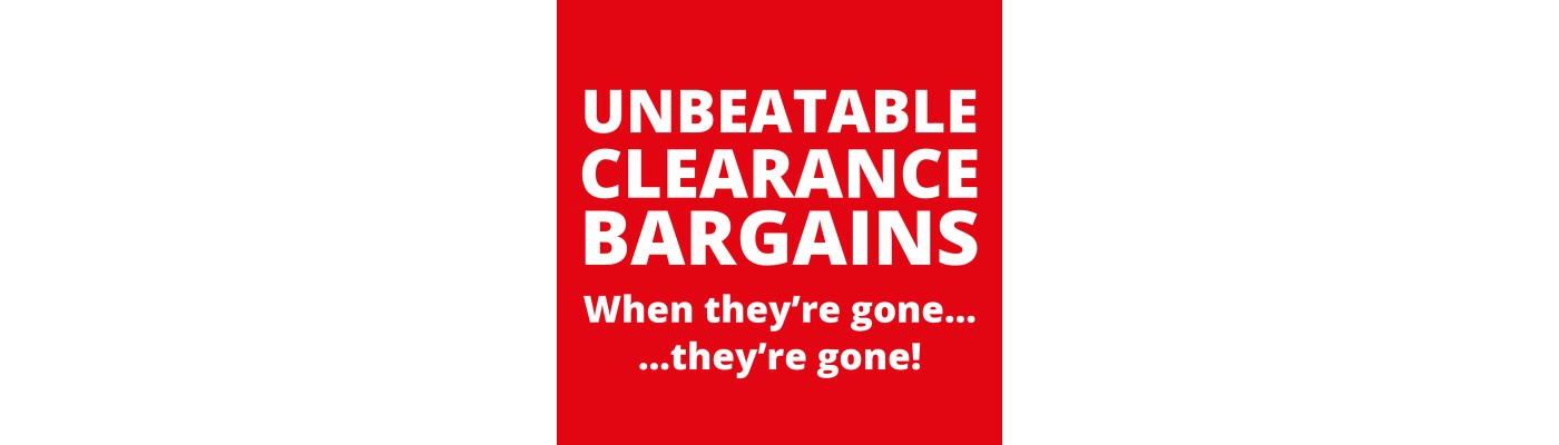 CLEARANCE PRODUCTS