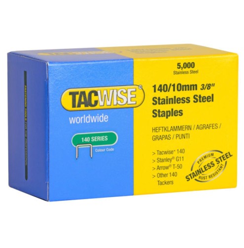 140 Series S/Steel Staples - 10mm Pack 2,000 (D)