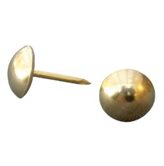 Nails High Dome '1660' Brass on Steel Pack 100