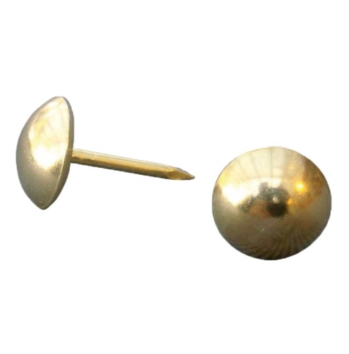 Nails High Dome '1660' Brass on Steel Pack 500