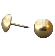 Nails High Dome '1660' Polished Brass Pack 100