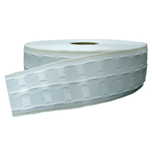 Heading Tape 3ins Woven Pocket Standard 50m Roll