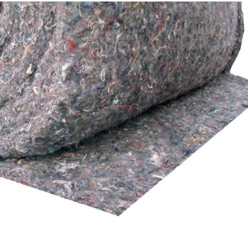 Black Cotton Felt FR 27ins Wide 750gsm Per Metre