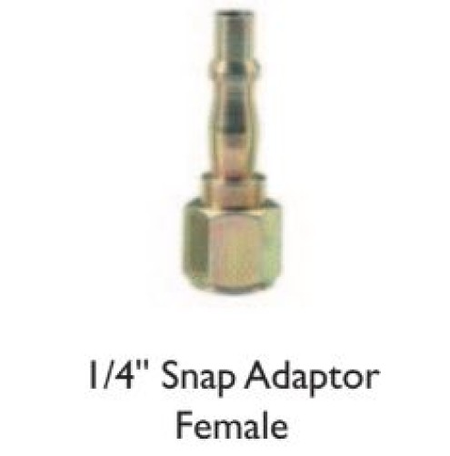 Compressor Accessory 1/4" Snap Adapter Female