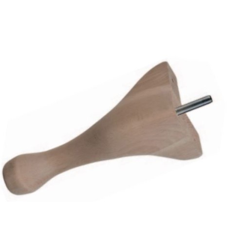 Queen Anne Legs WITH M8 Bolt Natural 6" set of 4   (Disc)