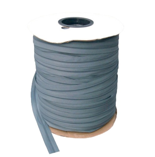 No5 Zip 200m Roll Grey