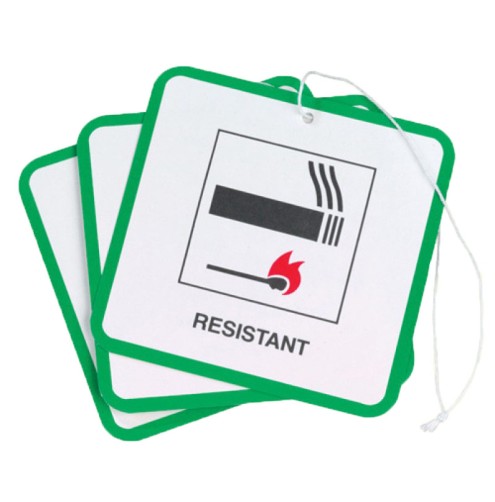 Labels Strung 'Resistant' Pack 10