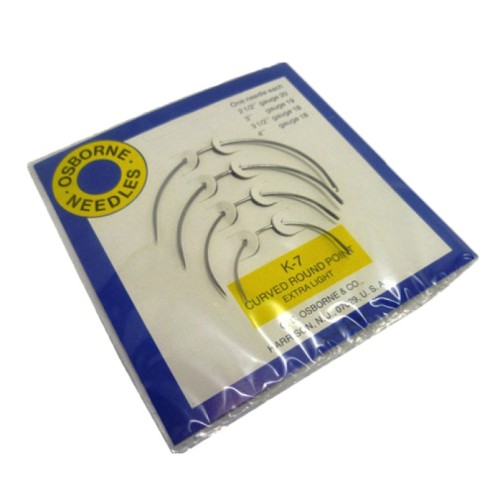 Curved Extra Fine Gauge Round Needle Kit No K7 (DISC)