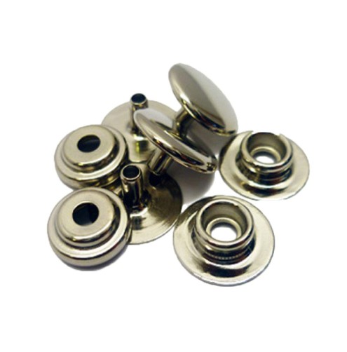 Size 24 Nickel on Brass Snap Fasteners 4x100 (DISC)