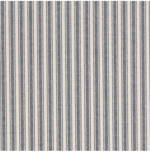 Ticking Fabric Pequeno Small Stripe Navy Per Met