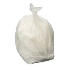 White Pedal Bin Bags Economy