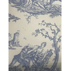 Toile De Jour - Light Blue/White - Per metre (DISC)