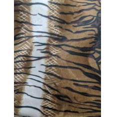 Animal Print Polyester Craft Fabric - Ibex Met (DISC)